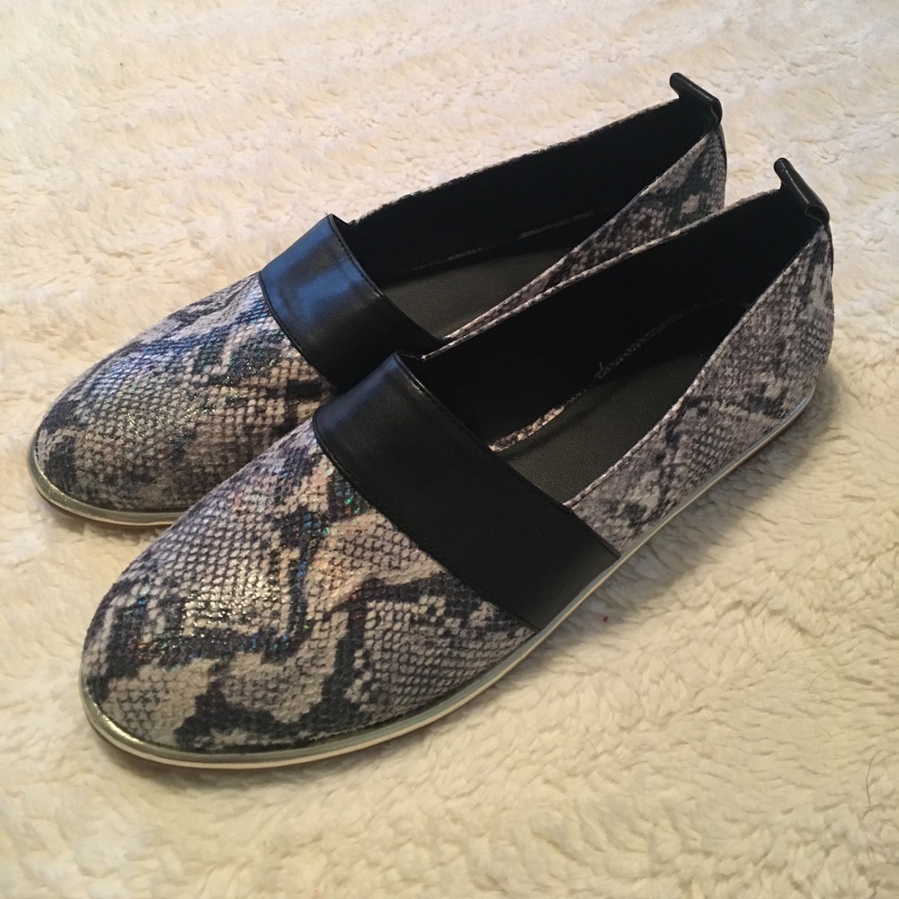 Asos snake print shoes
